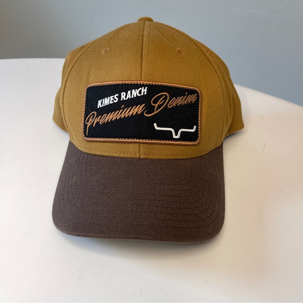 Kimes Ranch Premium Denim Wool Patch Surge Ball Cap – Worker Wear Brown